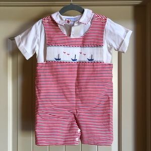 Hand-Smocked Toddler Romper, 24 months